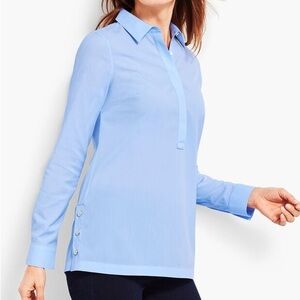 TALBOTS Woman Non-Iron Tunic Shirt